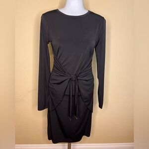 Michael Kors Charcoal Long Sleeve Dress
